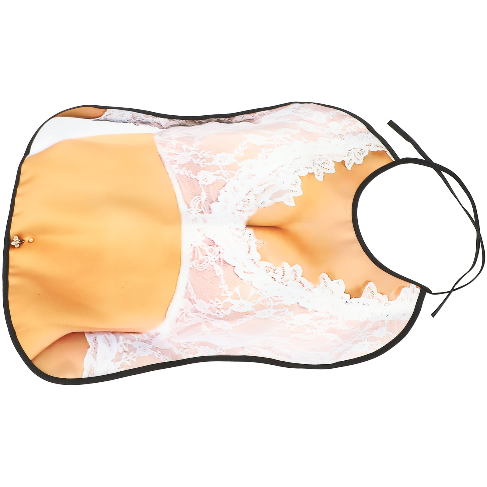 Gifts for Stocking Stuffers Drool Bibs Adult Bibs Adult Funny Bib Protector  Barbecue White Polyester (polyester Fiber) Lovers 