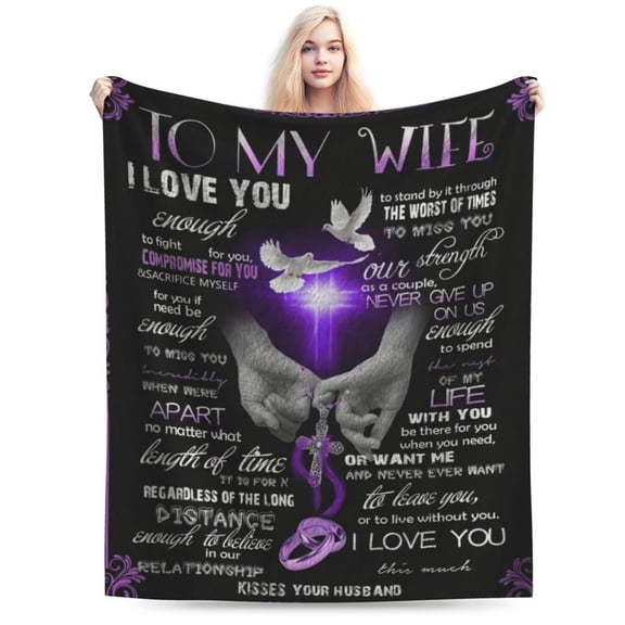 Gifts for Wife Blanket from Husbandfor Wife Blankets from Husband to My Wife Blanket 50x40