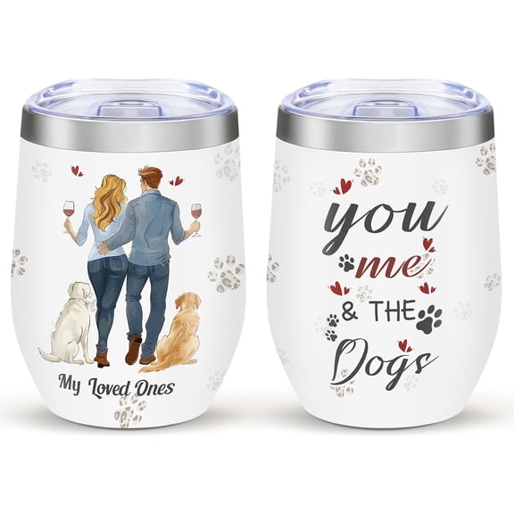 Gifts for Women 12oz Tumbler Stainless Steel, Coffee Cup Travel Mug with Lid, Thank You Birthday for Wife Lover Her Women Lady from Husband Friend