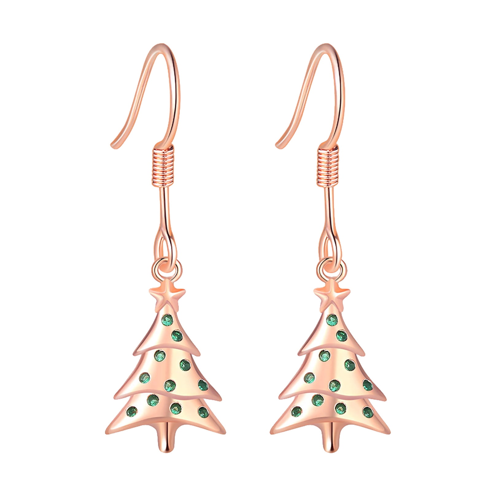 Gifts for Women 2024 New Fashion Christmas Tree Dangle Earrings For ...