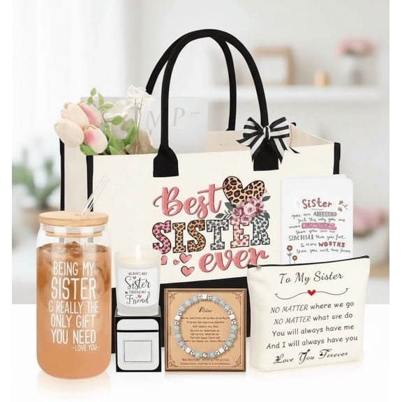 Gifts for Women Basket Set of 6, Christmas Mothers Day Birthday Gifts for Mom Grandma Sister Daughter