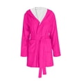 thumbnail image 1 of Gifts for Women Bathrobe for Women Fuzzy Women's Nightgowns & Sleepshirts Oversize Fitness Women's Robes House Womens Robe Hot Pink, 1 of 9