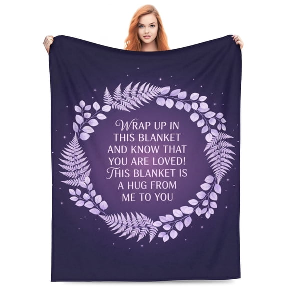 Gifts for Women Christmas Throw Blanket Love Hug Blanket Inspirational Gifts Gifts for Men and Women 50x40