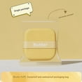 thumbnail image 1 of Gifts for women-Square Butter Cake Makeup Sponge Dual Use Wet Dry Foundation Blender Reusable Beauty Blender Yellow, 1 of 5