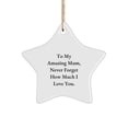 thumbnail image 1 of Gifts from Family to Mum, Star Ornament for Mum, Never Forget How Much I Love You., 1 of 4