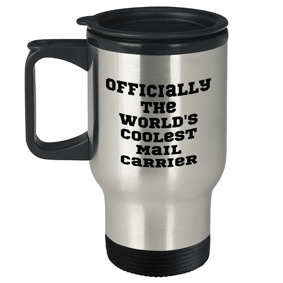 Gifts from Friends, Officially The World's Coolest Mail Carrier, Unique Travel Mug for Mother's Day