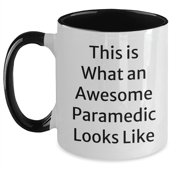 Gifts from Friends and Family for Awesome Rescue Workers, Two Tone Coffee Mug This Is What An Awesome Rescue Worker Looks Like, Birthday Unique Gifts