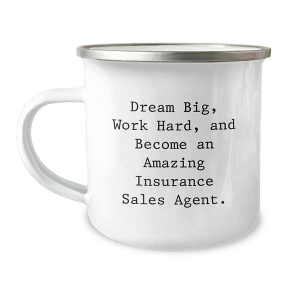 Gifts from Friends to Insurance Sales Agent, Become Amazing with This Inspirational Camping Mug, Graduation Unique Gifts