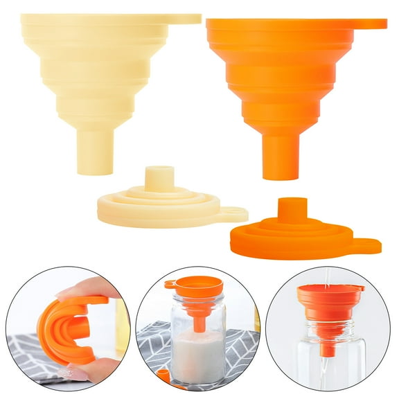 Kitchen Funnel,Bottle Filling Funnel,Food-Grade,Collapsible,Easy Water Bottle Transfer,Compact Design,Efficient Flow,Perfect for Cooking & Baking,Ideal for Home & Professional Use,Embudo de cocina
