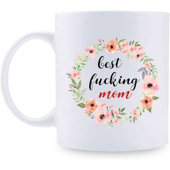 Gifts for Mom Coffee Mugs - Funny Mothers Day Gifts - Birthday Gift for Mom Mug from Daughter,Son, Kids,Husband- 11 oz (Mom Coffee Mug)