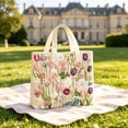 thumbnail image 1 of Gifts onlyliua Quilted Tote Bag Large Capacity Vintage Quilted Tote for Women Padded Shoulder Handles Zipper Closure Colorful Digital Print Spacious Shopper Market Travel Reusable Shopping Bag, 1 of 8