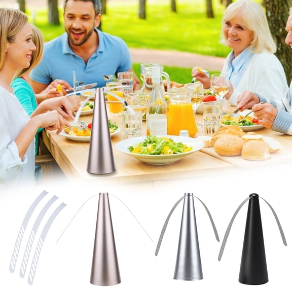 Gifts ufehgfjh 3-Pack Fly-Repellent Fan Triple-Blade Battery Operated Quiet Outdoor Tabletop Insect Defender Portable Picnic Dining Patio Camping Bug Repellent Fan Easy-Use Lightweight outdoor fan