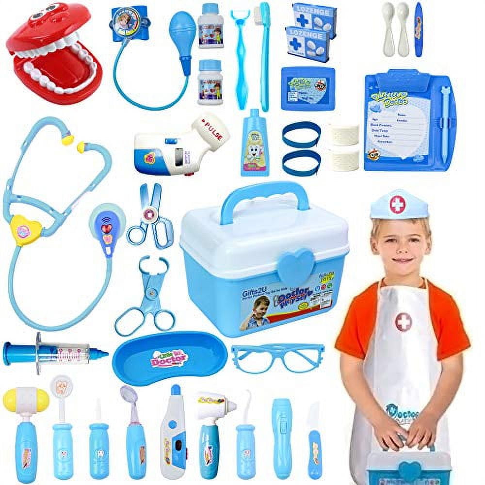  Gifts2U Dentist Kit for Kids, 42Pcs Dentist Kit, Professional  Dentist Toys for Kids, Kids Dentist Playset, Dentist Toys for Kids Ages 3 4  5 6 : Toys & Games