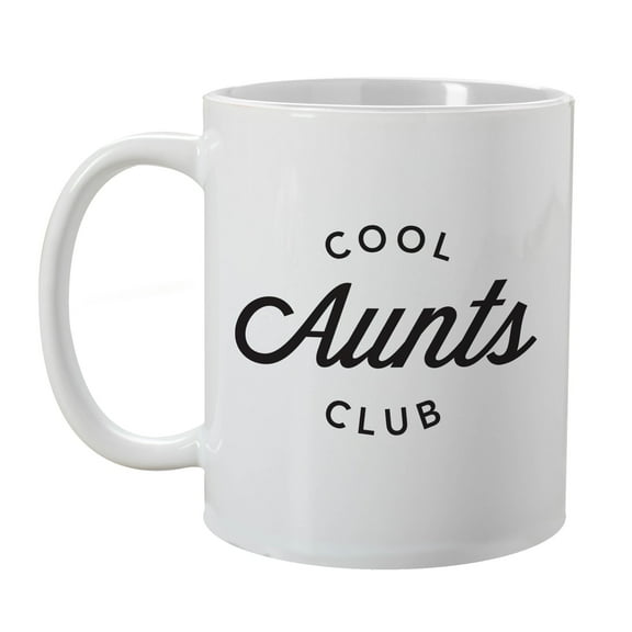 GiftsForYouNow Cool Aunts Club Mug Fun Coffee Cup for Aunts