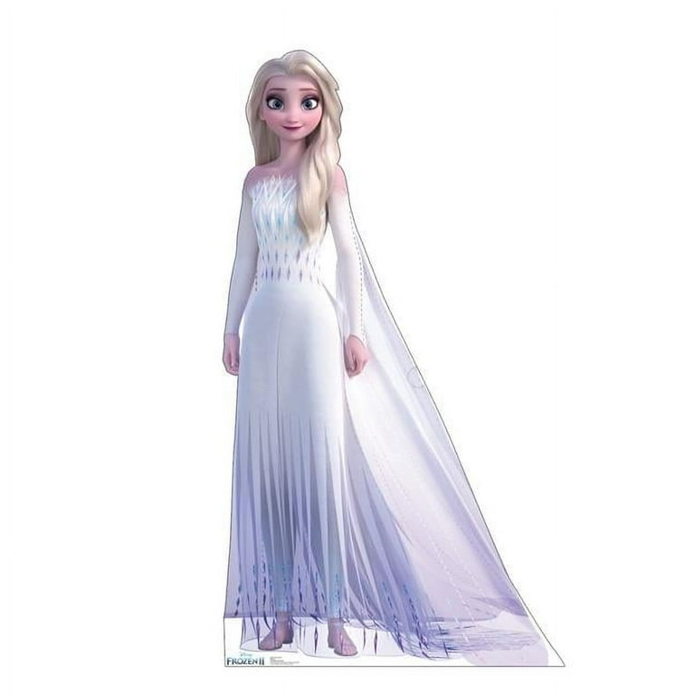 GiftsGoneWild Elsa Life-Size Cardboard Stand-Up, White Gown Disney