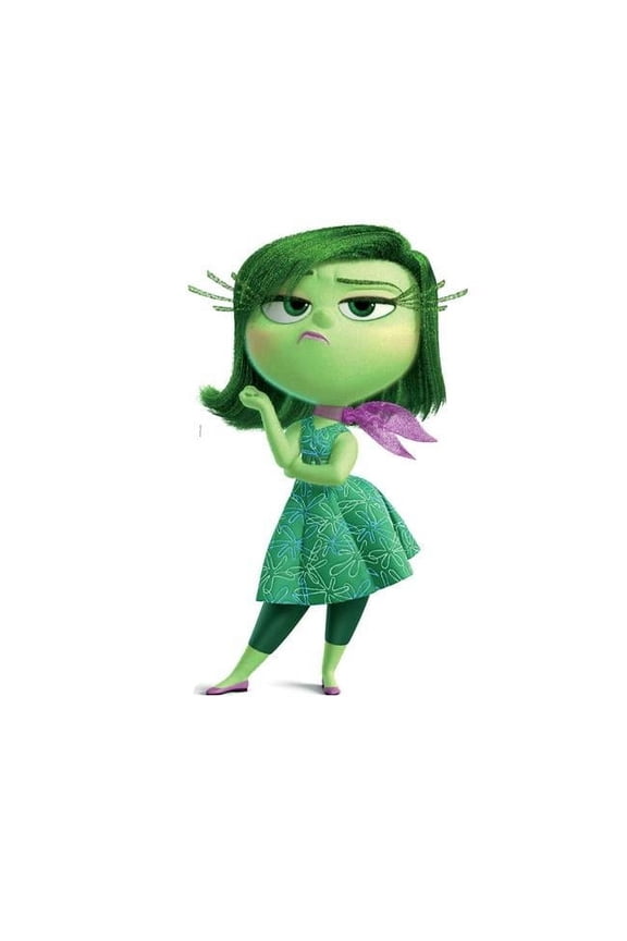 Inside Out Disgust Cardboard Standup, Shamrock Green, 44 x 26 in