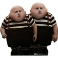 thumbnail image 1 of GiftsGoneWild Life-Sized Tweedle Dee and Tweedle Dum Cardboard Stand-Up, Black Stripe, 34 x 37 in, 1 of 1