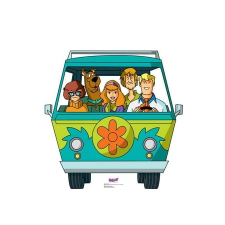 45 x 45 in. Mystery Machine - Scooby-Doo Mystery Incorporated Cardboard Standup