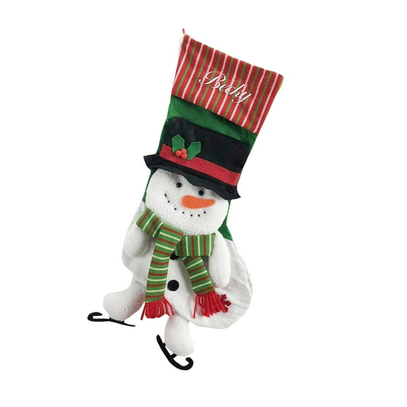 Giftsforyounow Dangle Legs Snowman Christmas Stocking