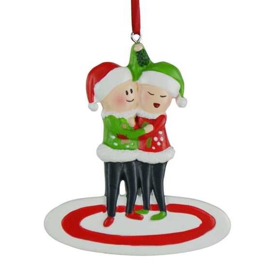 Ugly Sweater Family Of 2 Christmas Resin Ornament