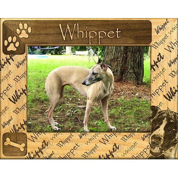 Giftworks Plus DBA0173 Whippet Alder Wood Frame, 3.5 x 5 In