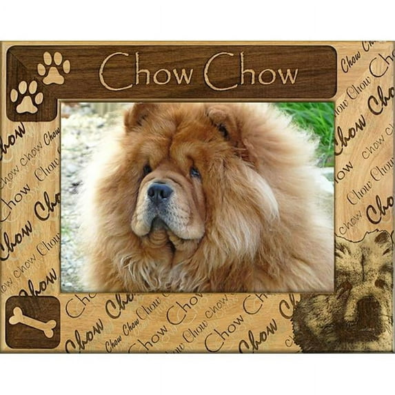 Giftworks Plus DBA0196 Chow Chow Alder Wood Frame, 3.5 x 5 In