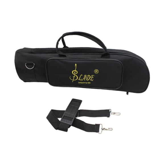 Gig Bag Trumpet Case Instrument Holder Water Resistant with Double Zippers for Rehearsals and Band Practice