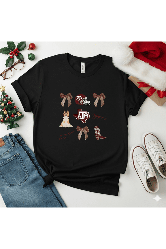 Gig'em Aggies Texas College School Spirit Pride Unisex T-Shirt V14699, S-5XL