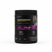 Giga Fitness CreaGreens, Creatine Monohydrate + Superfood Greens Powder, Mixed Berry, 35 Servings