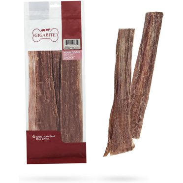 KaJo Pets Beef Gullet Braided Sticks – 12 Inch Natural Dog Chews – USA Made