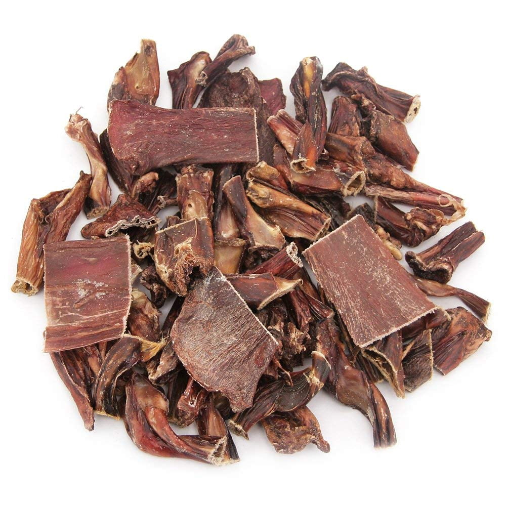 GigaBite Beef Esophagus Dog Chew Bites, 1 lb