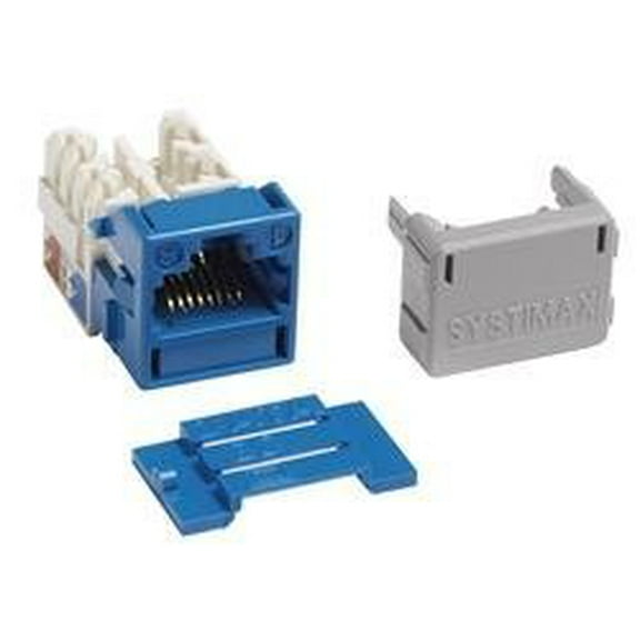 GigaSPEED X10D M-Series Modular Jack, RJ45, Cat6A Unshielded, Blue