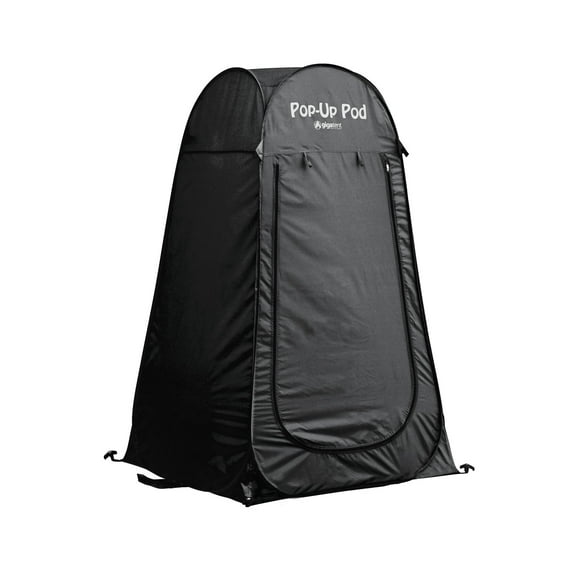 GigaTent 1-Person Pop Up Privacy Tent for Camping Changing Room, Portable Shower Station (Black)