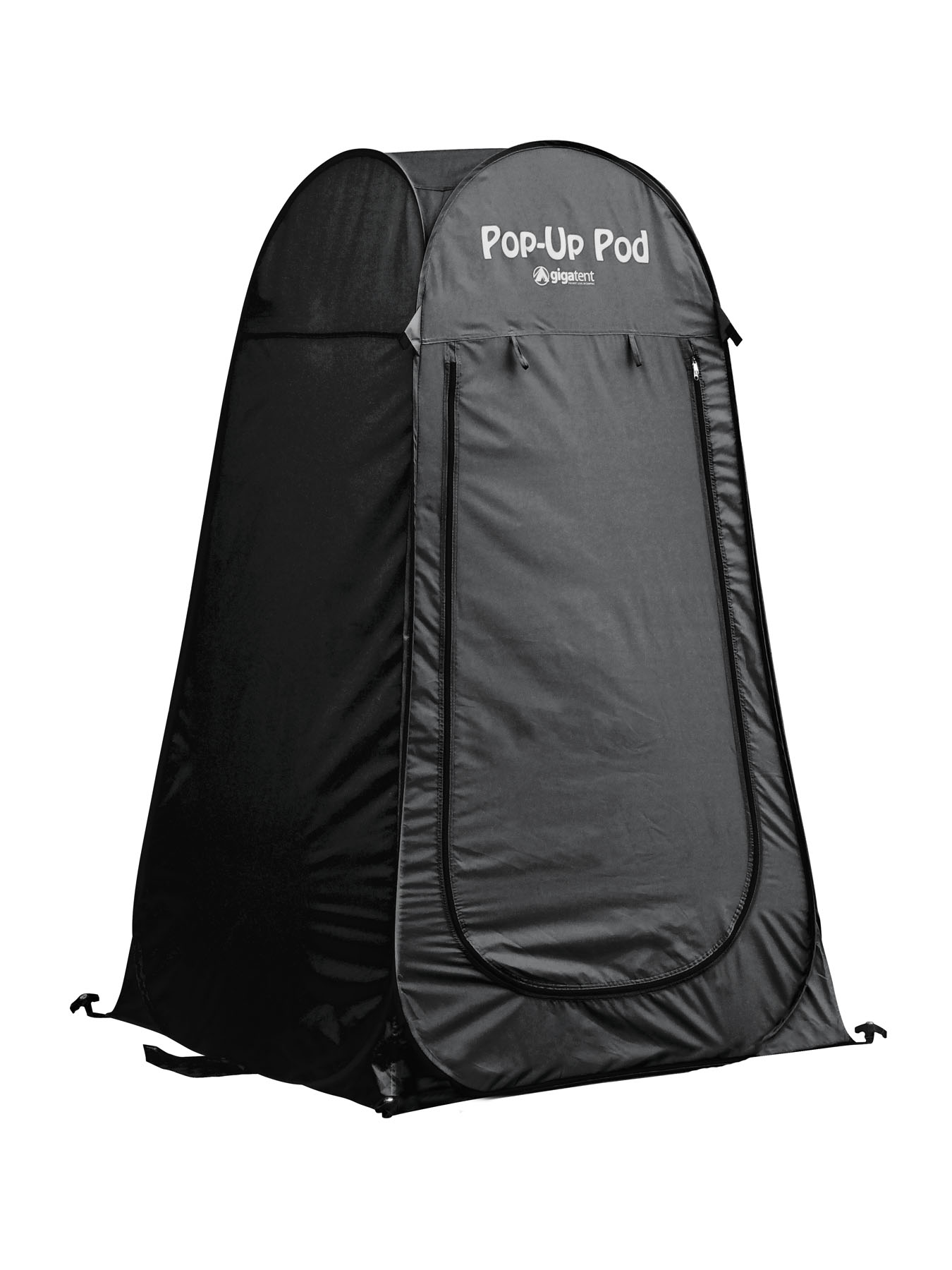 GigaTent 1-Person Pop Up Privacy Tent for Camping Changing Room, Portable Shower Station (Black) - image 1 of 7