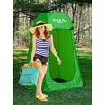 thumbnail image 1 of GigaTent 1-Person Pop-up Privacy Tent for Camping Changing Room, 36" x 36" x74" (H) Portable Shower Station (Green), 1 of 16