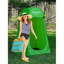 GigaTent 1-Person Pop-up Privacy Tent for Camping Changing Room, 36" x 36" x74" (H) Portable Shower Station (Green)