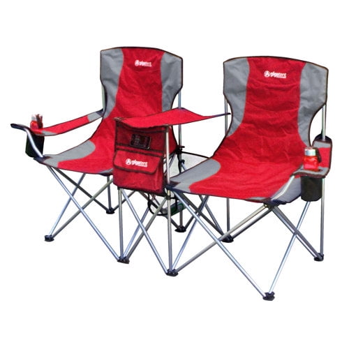 GigaTent Red Powder Coated Steel Compact Foldable Camping Chair