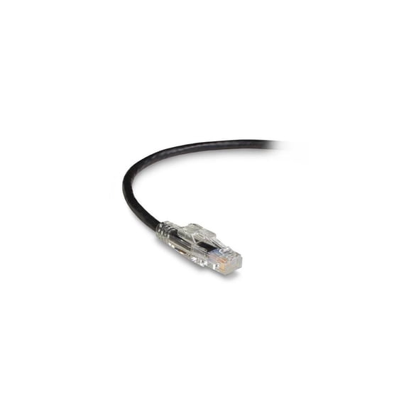 GigaTrue 3 CAT6 550-MHz Lockable Patch Cable (UTP), Black, 50-ft. (15.2-m)