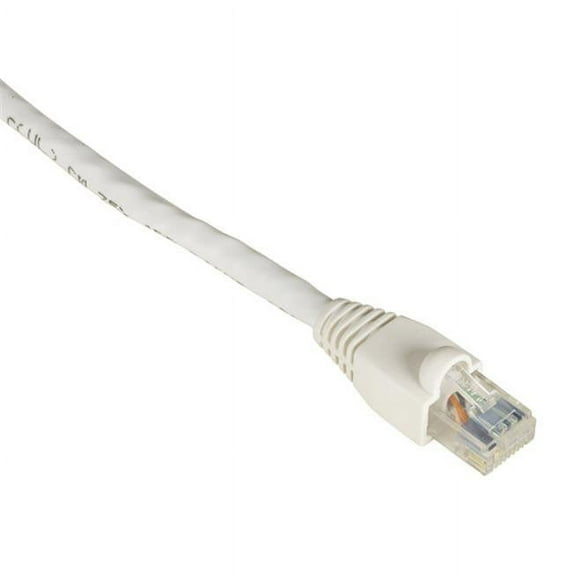 GigaTrue CAT6 Channel 550-MHz Patch Cable, Snagless Boots - White, 25 ft.
