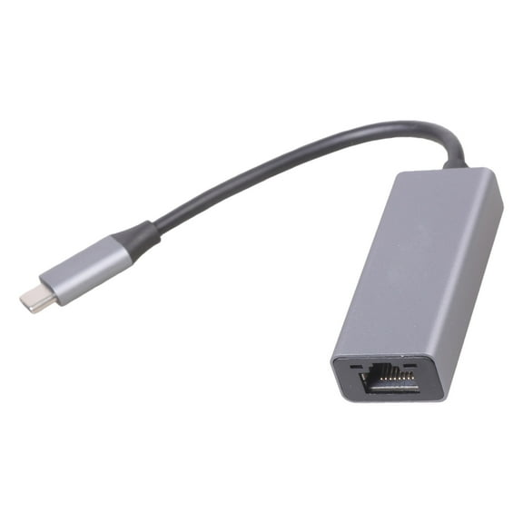 Gigabit 10Gbps Ethernet Adapter USB C To RJ45 Aluminum Portable For Office Home Data Center