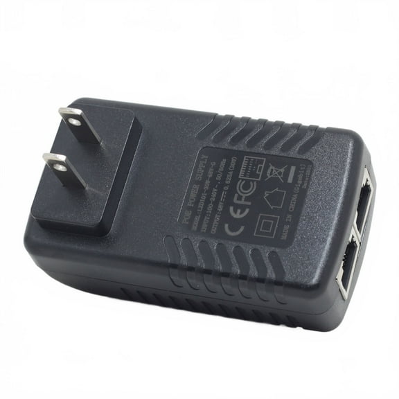 Gigabit 48V PoE Injector Adapter Power Over Ethernet 802.3at af UBNT AP 1000Mbps