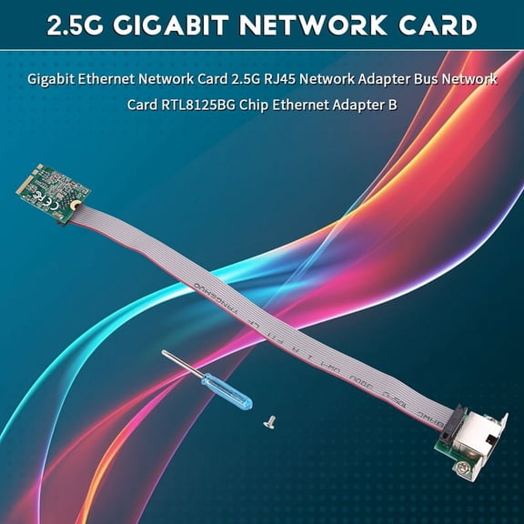 Gigabit Ethernet Network Card 2.5G RJ45 Adapter Bus RTL8125BG Chip B