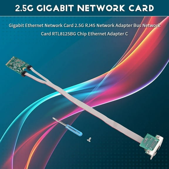 Gigabit Ethernet Network Card 2.5G RJ45 Adapter Bus RTL8125BG Chip C