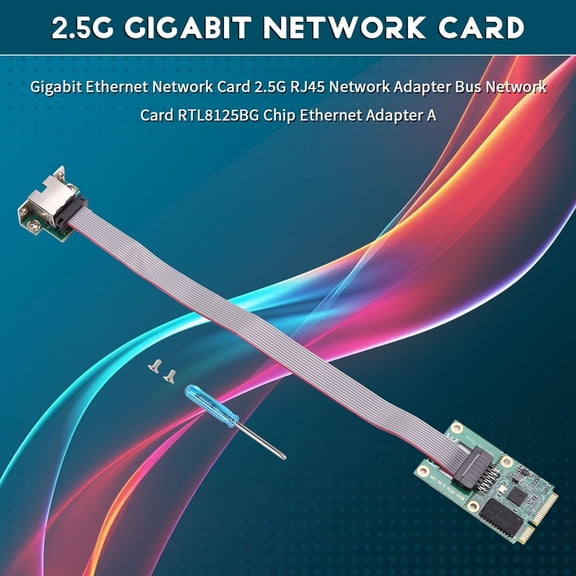Gigabit Ethernet Network Card 2.5G RJ45 Network Adapter Bus Network Card RTL8125BG Chip Ethernet Adapter A