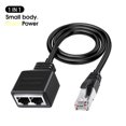 thumbnail image 1 of Gigabit Ethernet Splitter Rj45 Male To 2 Female Adapter Cable Ethernet Socket Connector Extension Cable, 1 of 8