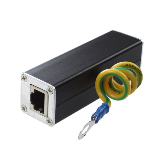 Gigabit Ethernet Surge Protector Ethernet Surge Suppressor for Network Camera Switches,Metal Housing Secure Operate