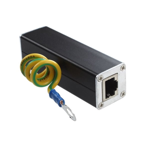 Gigabit Ethernet Surge Protector Ethernet Surge Suppressor for Networking Camera Switches,Metal Housing Secure Operate