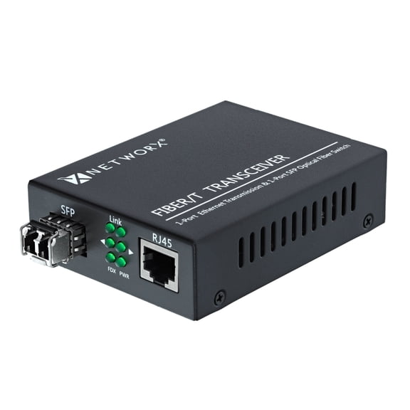 Gigabit Fiber Media Converter - 1000Base-ZX, LC Singlemode, 80km, 1550nm