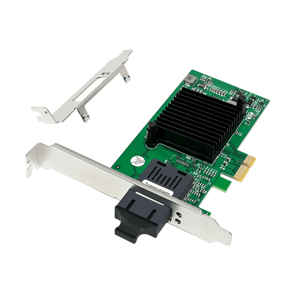 Gigabit Fiber Optic Network Card PCIe X1 82576-F1 Single-Port SC Server NIC for 82580 Ch ywm58