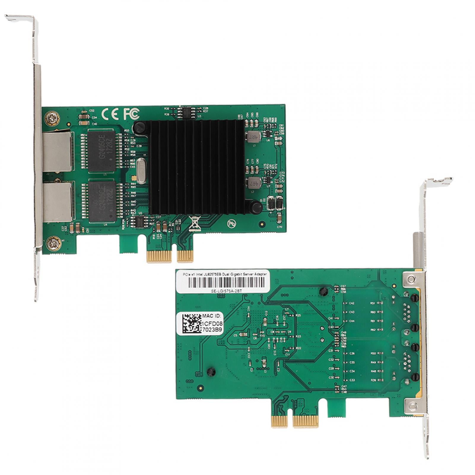Gigabit Network Card,Dual Port PCIExpress,Innovative Power Management